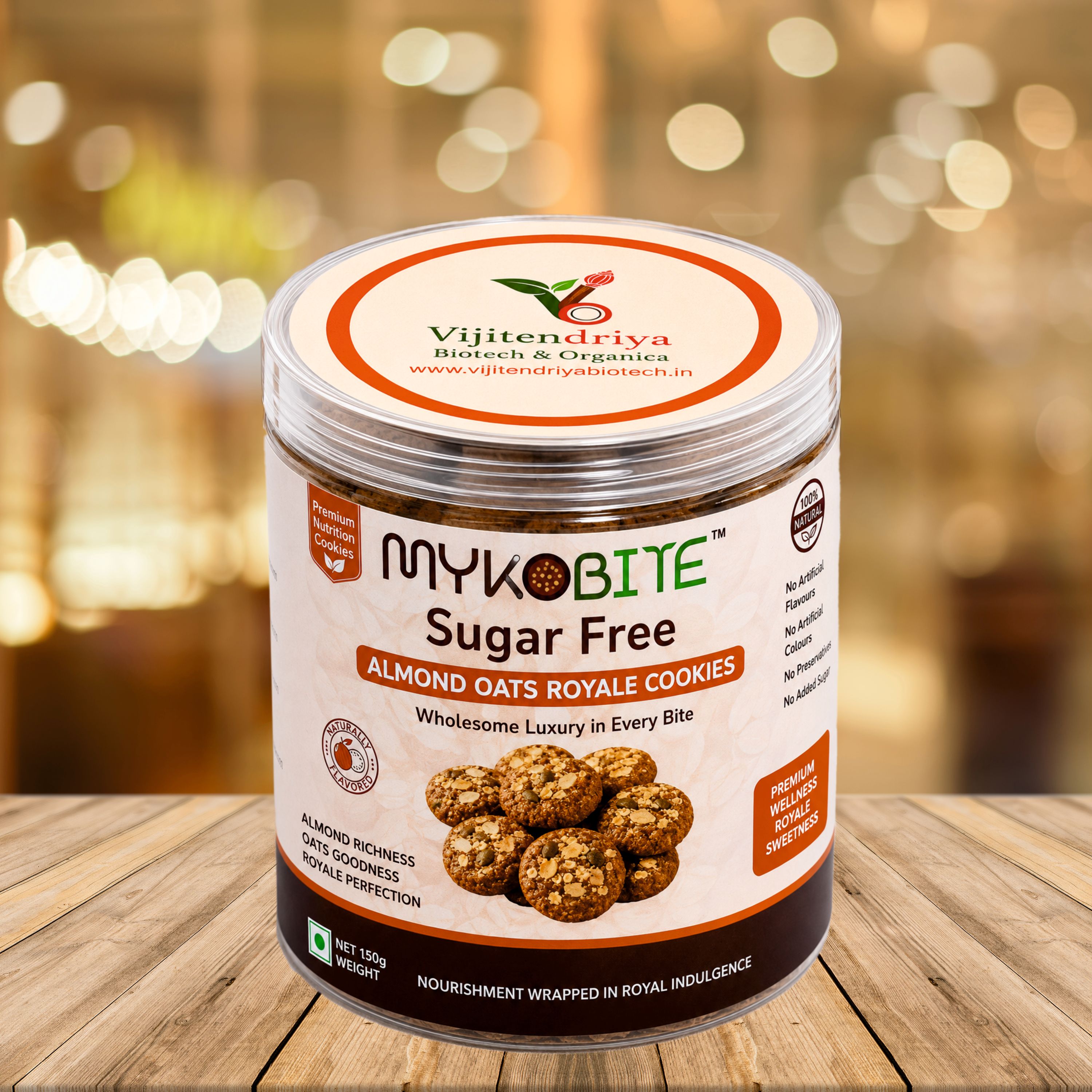 MYKOBITE-Almond Oats Royale Cookies